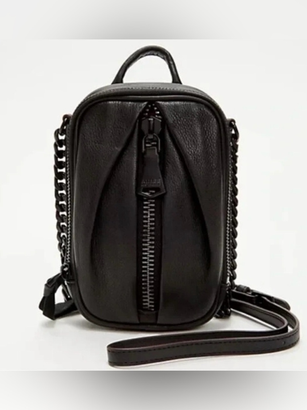 Aimee Kestenberg Tamitha Black Leather RFID Crossbody Bag